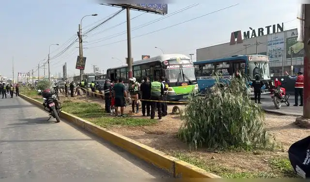 Sicarios atacan bus de ruta C en Panamericana Norte