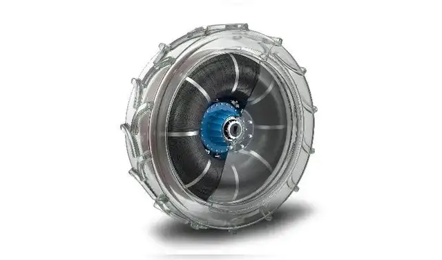 El equipo de ingenieros afirman que estas llantas con hidrógeno reducirían las emisiones de CO₂. Foto: Hörmann Vehicle Engineering