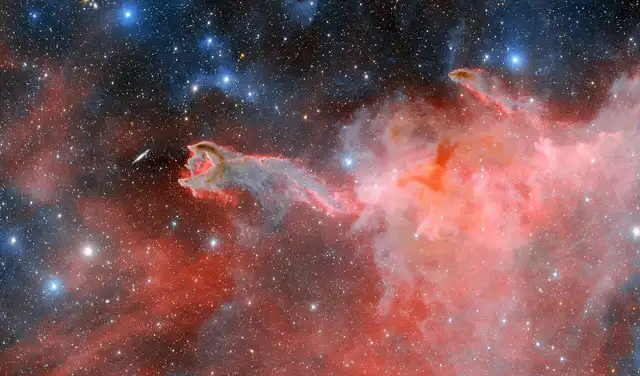 CG 4, es uno de los muchos glóbulos cometarios que hay en la Vía Láctea. Foto: CTIO/NOIRLab/DOE/NSF/AURA