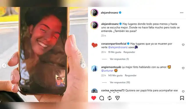 Alejandro Sanz sube su primera foto con Stephanie Cayo