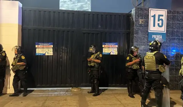 Clausuran estadio de Alianza Lima.