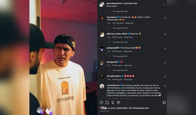 Pódcast anuncia en redes su regreso al aire. Captura: Instagram