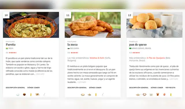 Brasil destaca en segundo lugar en la lista latinoamericana de panes. Foto: Taste Atlas