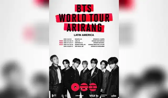Nuevas fechas de BTS en Latinoamérica tras el sold out de la preventa con la ARMY Membership