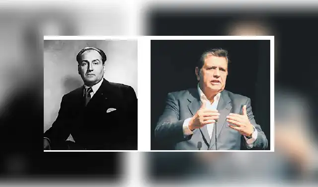 Víctor Raúl Haya de la Torre y Alan García Pérez. Imagen: Captura.