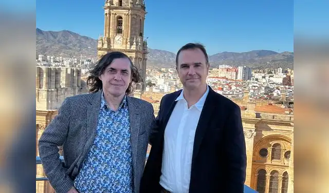 Mircea Cărtărescu y Raúl Tola. Foto: Difusión.