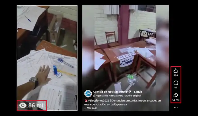 Publicación con mayor interacción en redes sociales. Foto: Facebook Publicación con mayor interacción en redes sociales. Foto: Facebook