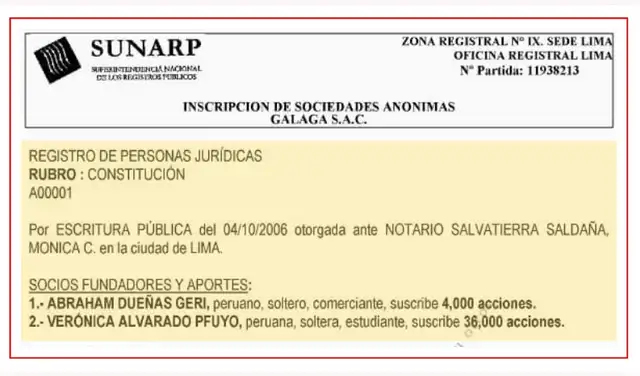 Servicios Generles Galaga empezó con un capital de S/349.941 y en S/5.000.000. Foto: La República  