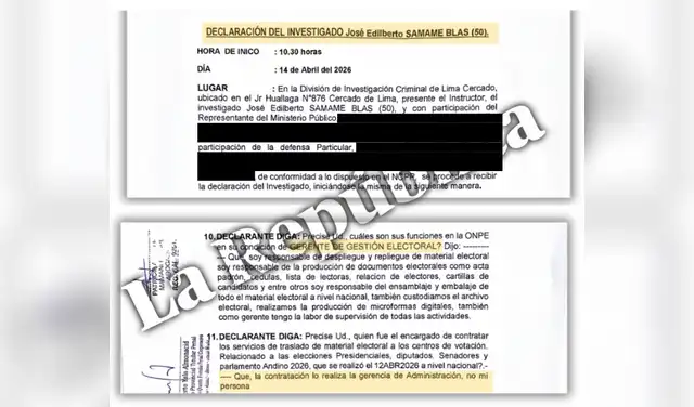 Como informó La República, el exgerente de Gestión Electoral, José Samamé Blas señaló que otros eran los responsables de la falta de instalación de las mesas de votación. Foto: La República  