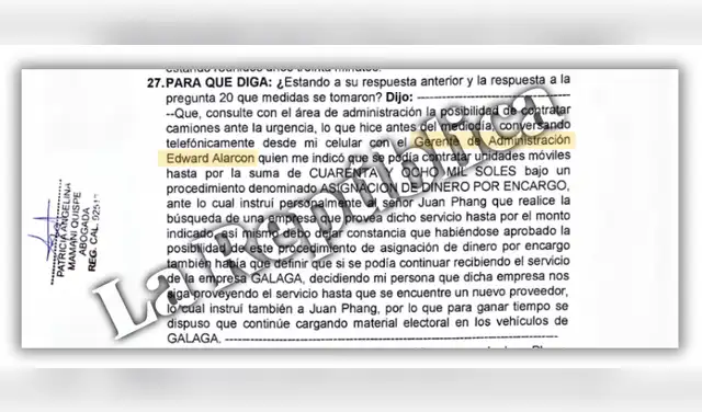 El Gerente de Administración, Edward Alarcon González, tampoco hizo nada para resolver el problema de la falta de vehículos para el transporte. Foto: La República 
