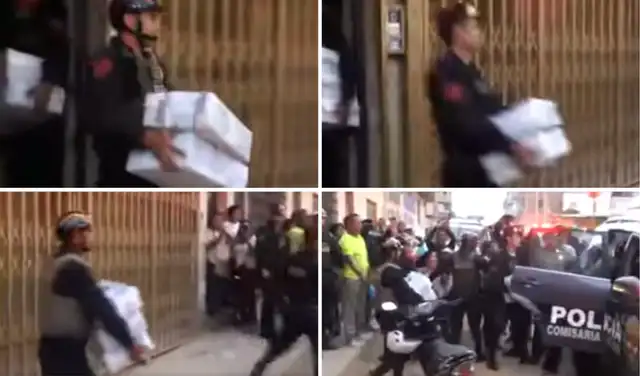 Capturas de pantalla del video difundido en redes sociales. Foto: Facebook Capturas de pantalla del video difundido en redes sociales. Foto: Facebook