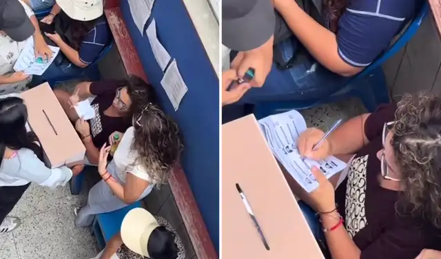 Capturas del video viralizado en redes sociales. Foto: Facebook