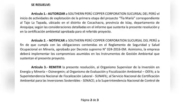 Resolución Directoral N.º 0194-2026-MINEM/DGM