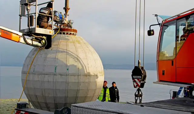 Las centrales hidroeléctricas marinas adaptan el almacenamiento por bombeo a las profundidades del océano como una alternativa innovadora. Foto: Fraunhofer