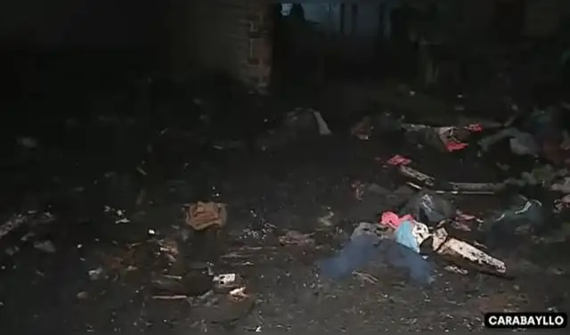 Todo lo que había en el interior de las viviendas terminó en cenizas.