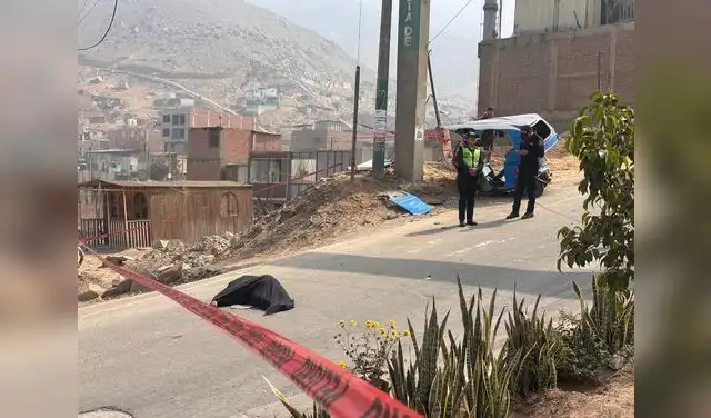 La víctima se trasladaba en una mototaxi junto con sus dos menores sobrinos.