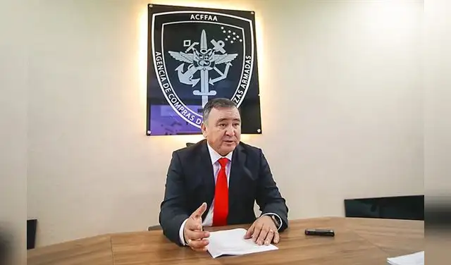 Consigna. El jefe de la ACFFAA, Erwin Solís Ochoa, adjudicó el contrato a Lockhgeed Martin. Foto: difusión  