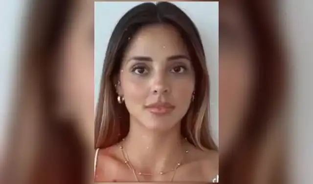 Luciana Fuster en casting de Victoria's Secret. Foto: captura Amor y Fuego