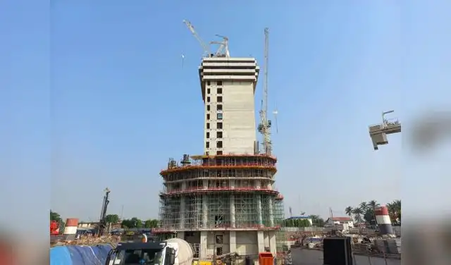 La Torre F implementará un sistema de doble piel en su estructura. Foto: BESIX La Torre F implementará un sistema de doble piel en su estructura. Foto: BESIX