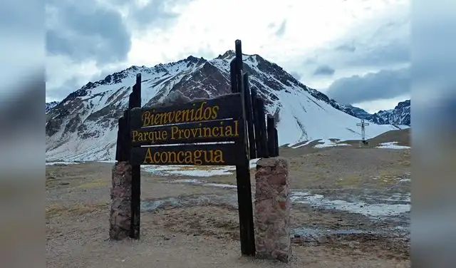 Entrada principal hacia Aconcagua, en Argentina. Foto: CDN