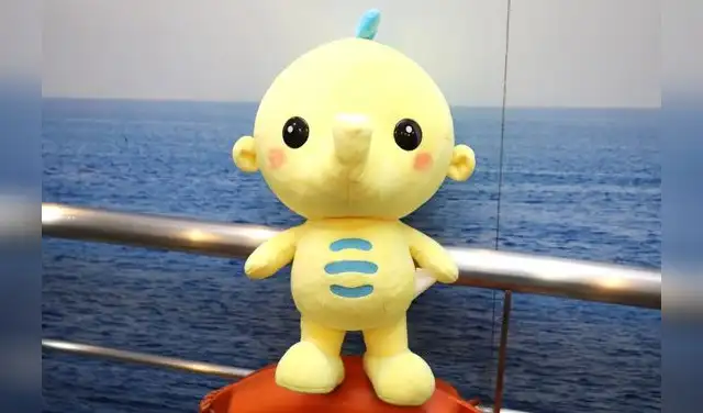 Los turistas podrán conocer a la primera mascota del Shanghai Ocean Aquarium, 