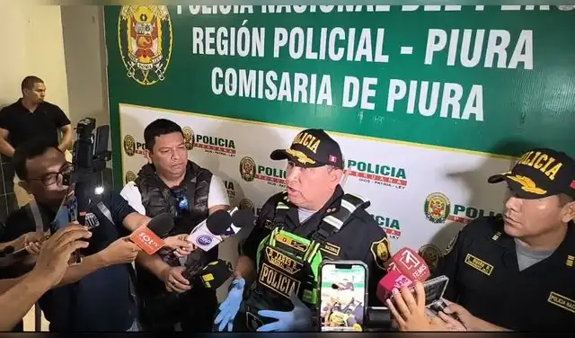 Jefe Policial de la Región Piura brindó detalles sobre la captura