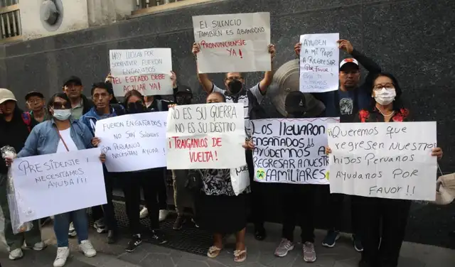 Familiares de peruanos en guerra entre Rusia y Ucrania exigen repatriación urgente