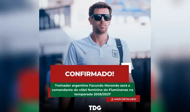Anuncio en Brasil sobre la llegada de Facundo Morando. Foto: Twitter/Raffa Siqueira  