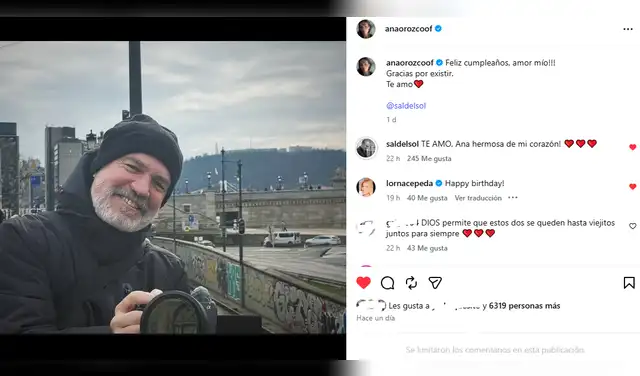 Así celebró Ana María Orozco el cumpleaños de Salvador del Solar