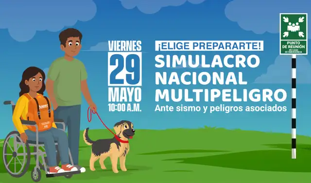 Próximo simulacro en el Perú