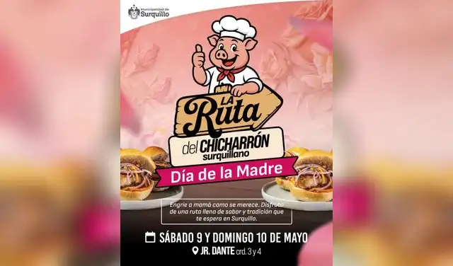 Día de la Madre, ruta del chicharrón Día de la Madre, ruta del chicharrón