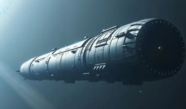 El diseño de una nave polifuncional que llevaría a una colonia de humanos a Alfa Centauri. Foto: Proyecto Hyperion