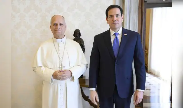 Marco Rubio, secretario de Estado de EE. UU., visitó Roma para aliviar la crisis diplomática entre Washington y el Vaticano