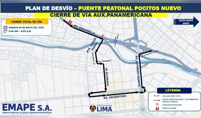 Plan de desvío Puente Pocitos Nuevo Plan de desvío Puente Pocitos Nuevo