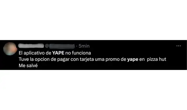 Usuarios reportan caída de Yape. Usuarios reportan caída de Yape.