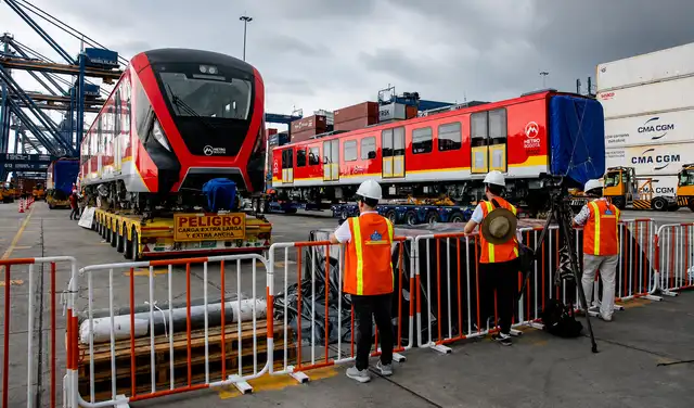 El primer tren de la Línea 1 del Metro de Bogotá fue entregado el pasado 24 de junio de 2025. Foto: Alcaldía de Bogotá