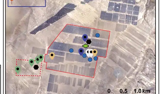 Parque Fotovoltaico Gonghe, desierto de Talatán