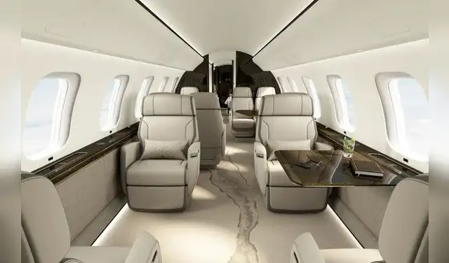 El avión Global 8000 cuenta con un alcance líder en su clase de 8000 millas náuticas. Foto: Bombardier