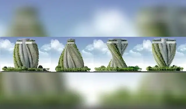 Las vistas panorámicas del edificio sostenible asiático. Foto: Taiwan News