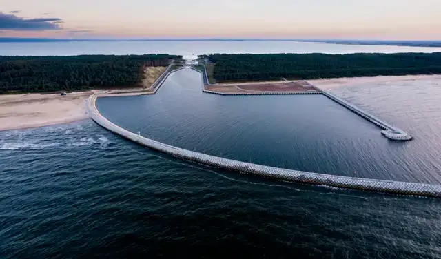 Las islas contarán con un sistema rompeolas. Foto: BESIX