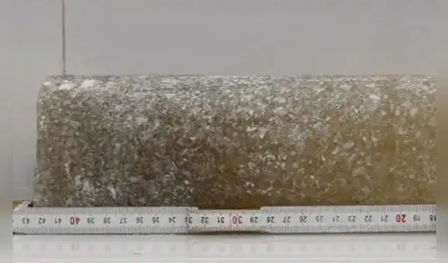 Los registros obtenidos datan que el hielo es de hace 6 millones de años. Foto: COLDEX Los registros obtenidos datan que el hielo es de hace 6 millones de años. Foto: COLDEX