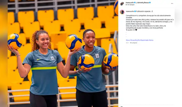 Mensaje de despedida de Maeva Orlé. Foto: Instagram/Maeva Orlé  