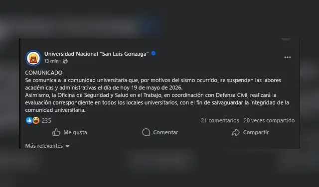 Comunicado de universidades
