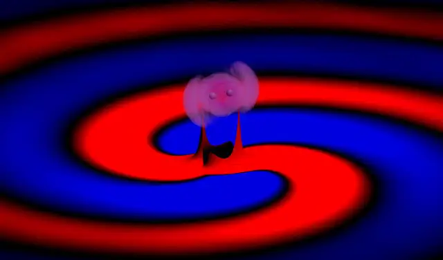 Un modelo que muestra cómo las ondas gravitacionales (rojas y azules) procedentes de la colisión de agujeros negros pueden contener rastros de uno de los mayores misterios del universo. Foto: MIT Un modelo que muestra cómo las ondas gravitacionales (rojas y azules) procedentes de la colisión de agujeros negros pueden contener rastros de uno de los mayores misterios del universo. Foto: MIT