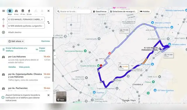 Distancia entre dos locales de votación ubicados en centros poblados en Chosica es de solo 14 minutos en bus. Distancia entre dos locales de votación ubicados en centros poblados en Chosica es de solo 14 minutos en bus.
