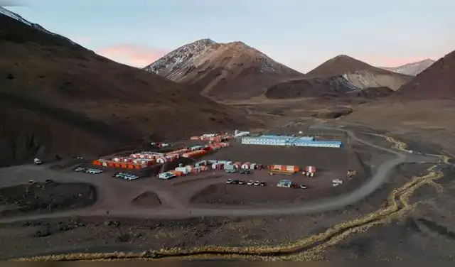 El proyecto Los Azules es uno de los emprendimientos de cobre más avanzados del país. Foto: AFP