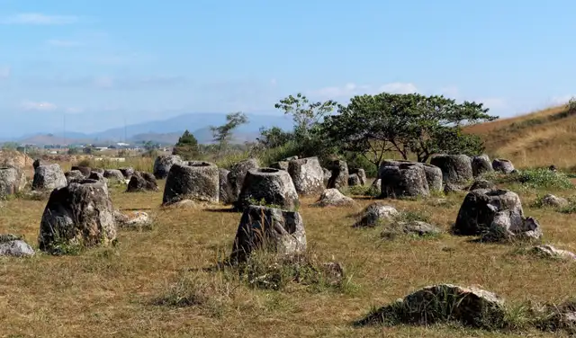 La llanura de las tinajas en la meseta de Xieng Khouang. Foto: IStock La llanura de las tinajas en la meseta de Xieng Khouang. Foto: IStock