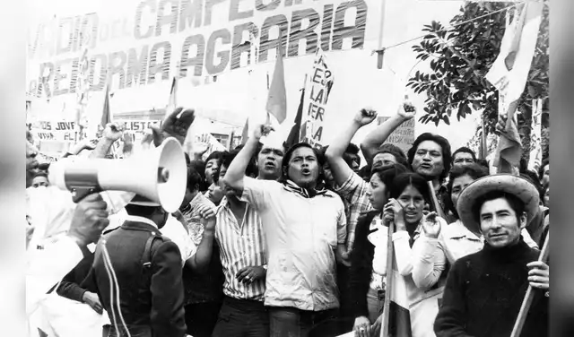 La reforma agraria tuvo apoyo popular. Foto: Archivo LR. La reforma agraria tuvo apoyo popular. Foto: Archivo LR.