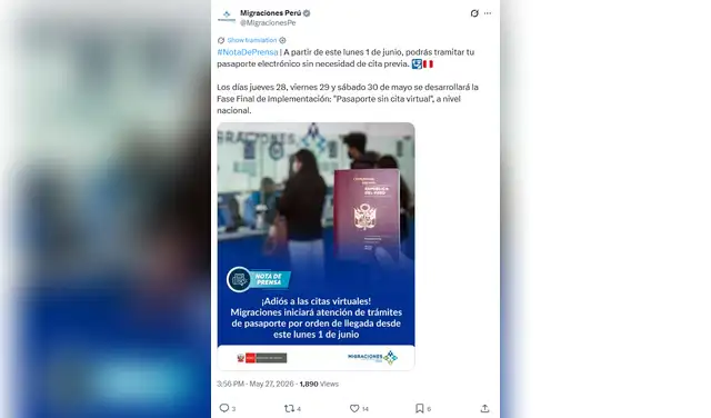 pasaporte sin cita virtual , Migraciones, pasaporte cita, pasaporte electrónico