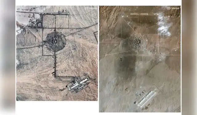 Se han identificado más de 80 plataformas, búnkeres y caminos en Xinjiang, con estructuras octogonales que podrían tener funciones estratégicas para la defensa nuclear de China. Se han identificado más de 80 plataformas, búnkeres y caminos en Xinjiang, con estructuras octogonales que podrían tener funciones estratégicas para la defensa nuclear de China.
